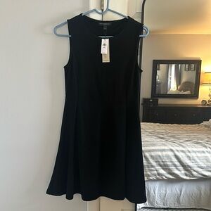 NWT banana republic black work dress, size small petite